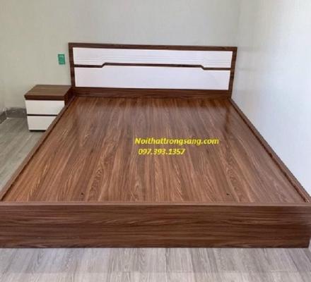 Giường Ngủ 1m6 Gỗ Công Nghiệp Hiện Đại MDF32